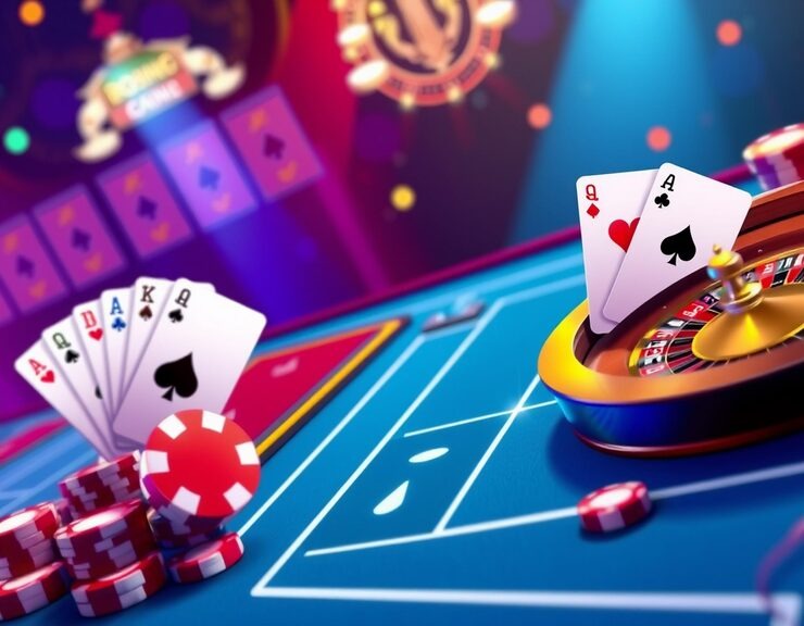 Live dealer table interface with DANA Deposit account context